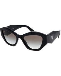 prada symbole sunglasses spr08y in black|Prada SPR08Y Butterfly Sunglasses .